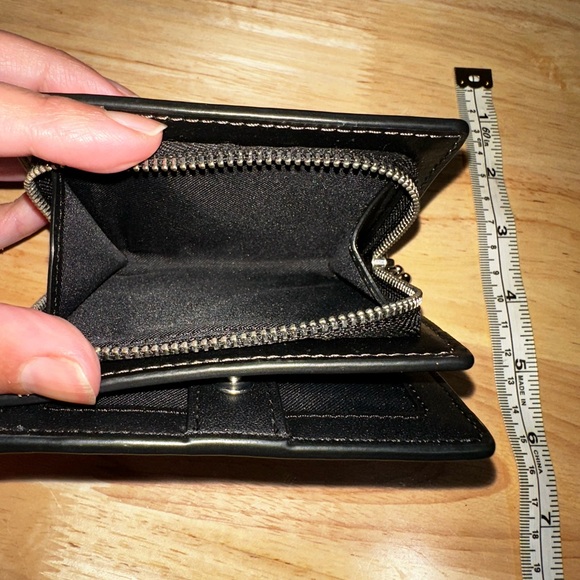 Coach Brown Wallet with Purple and Orange Floral Design - Picture 7 of 7